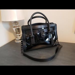 Black patent leather Hamilton MK